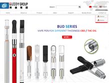 Tablet Screenshot of buddyvape.com